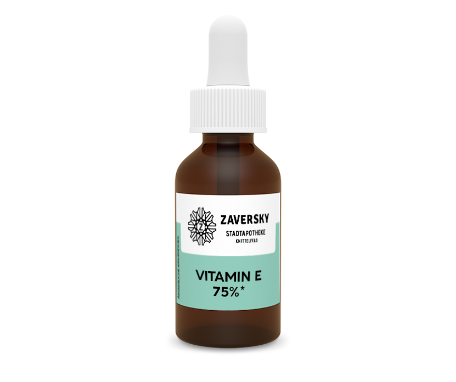 Vitamin E 75% konzentrierter AKTIVSTOFF in Tropfen CareZ bei Apotheke Zaversky