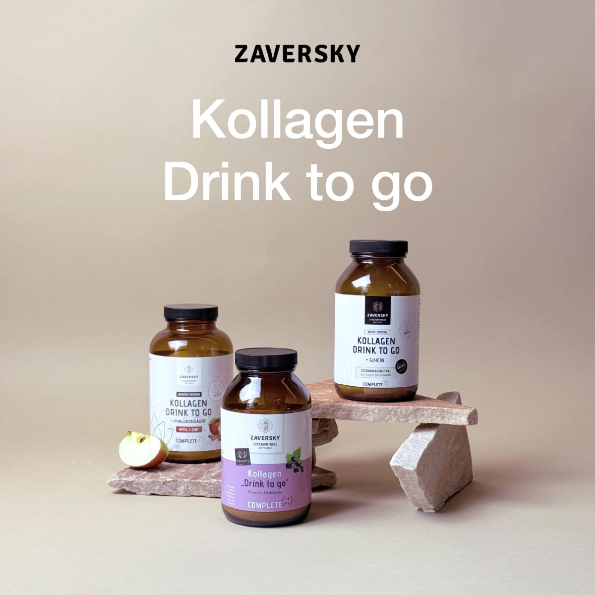 Kollagen Drink to Go "White Edition" (52 Portionen, geschmacksneutral) bei Apotheke Zaversky