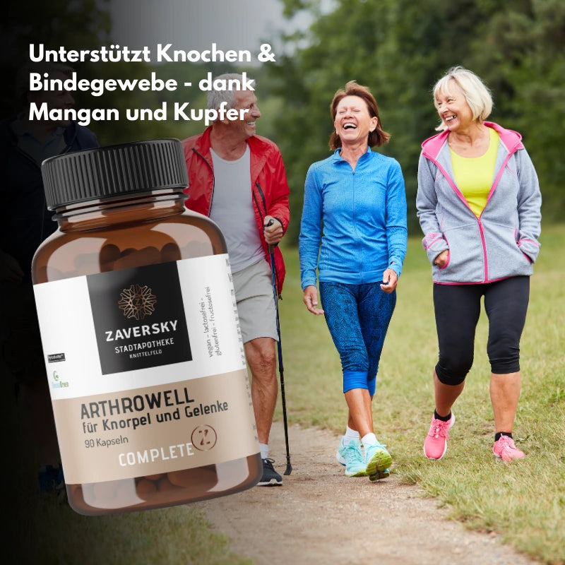 Arthrowell - Vegane Formel mit Vitamin C für Knorpel & Gelenke - Gratis Produkt (ab €400) bei Apotheke Zaversky