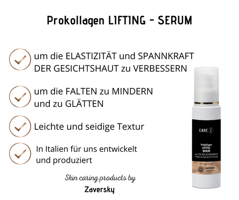 Prokollagen Lifting - Serum mit 10% Kollagenkomplex - CareZ bei Apotheke Zaversky