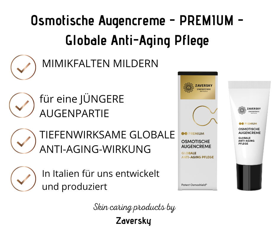 Osmotische Augencreme - PREMIUM - Globale Anti-Aging Pflege CareZ bei Apotheke Zaversky